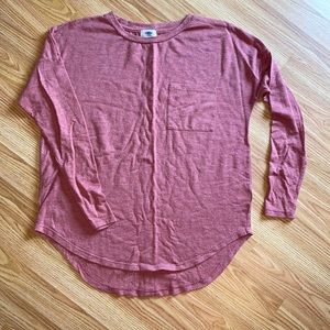 Salmon color long sleeve